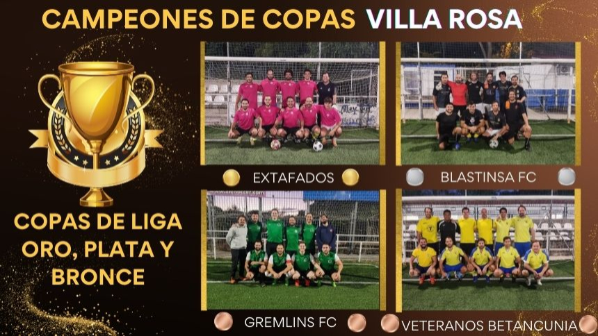 CAMPEONES DE COPAS. VILLA ROSA DIARIO